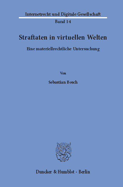 Straftaten in virtuellen Welten. main product photo
