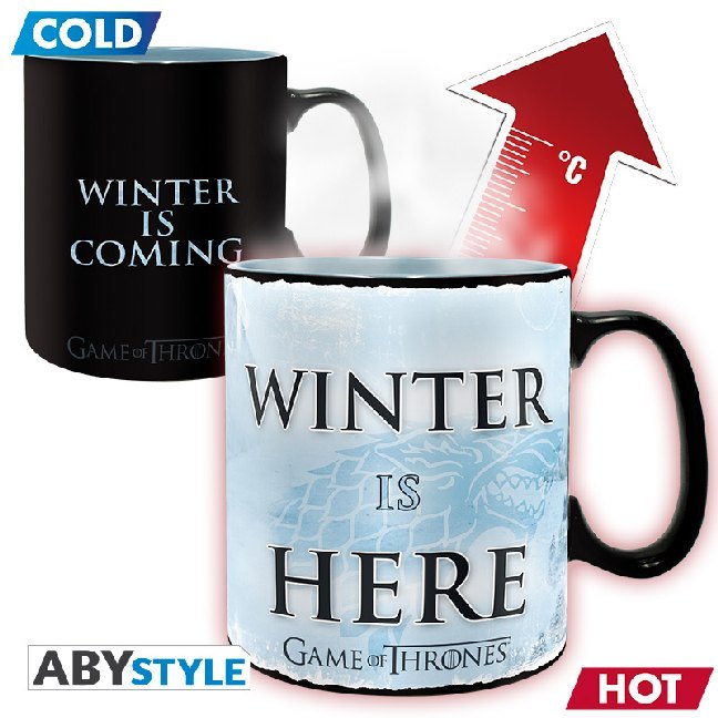 ABYstyle - Game of Thrones - Winter is here Thermoeffekt Tasse main product photo