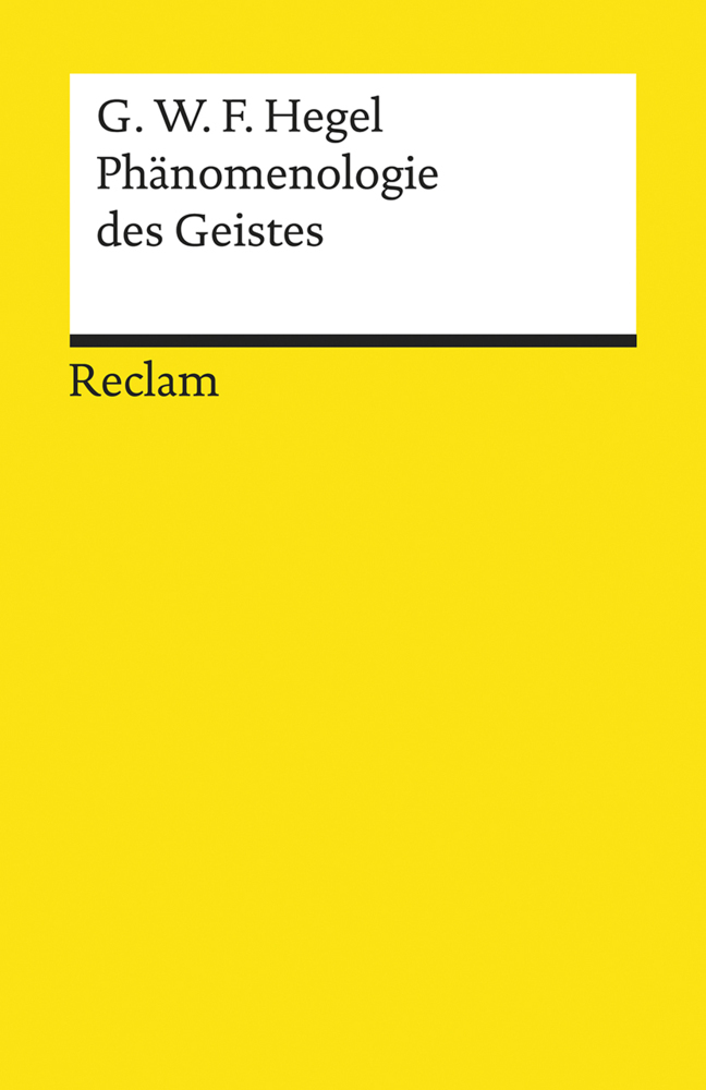 Phänomenologie des Geistes main product photo