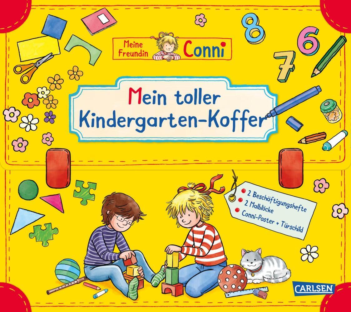 Conni Gelbe Reihe (Beschäftigungsbuch): Mein toller Kindergarten-Koffer main product photo