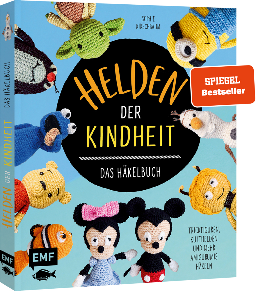 Helden der Kindheit - Das Häkelbuch - Trickfiguren, Kulthelden und mehr Amigurumis häkeln main product photo