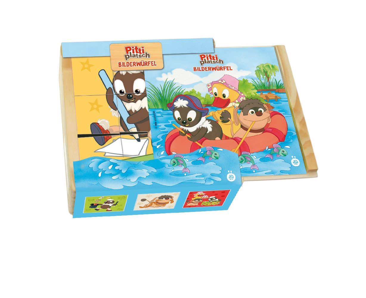 Trötsch Unser Sandmännchen Bilderwürfel Pittiplatsch Holz main product photo