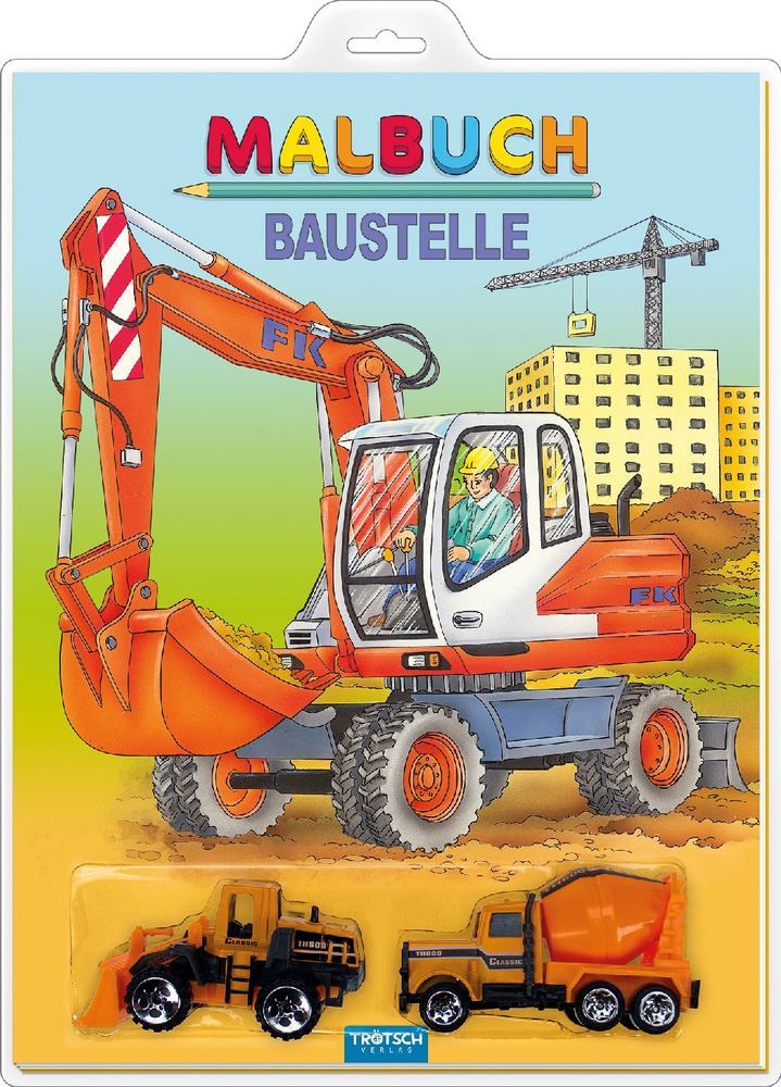 Malbuch Baustelle main product photo