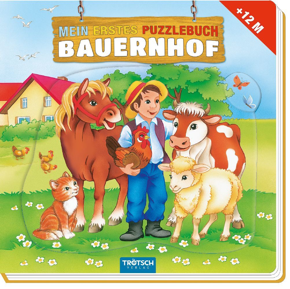 Trötsch Mein erstes Puzzlebuch Bauernhof main product photo