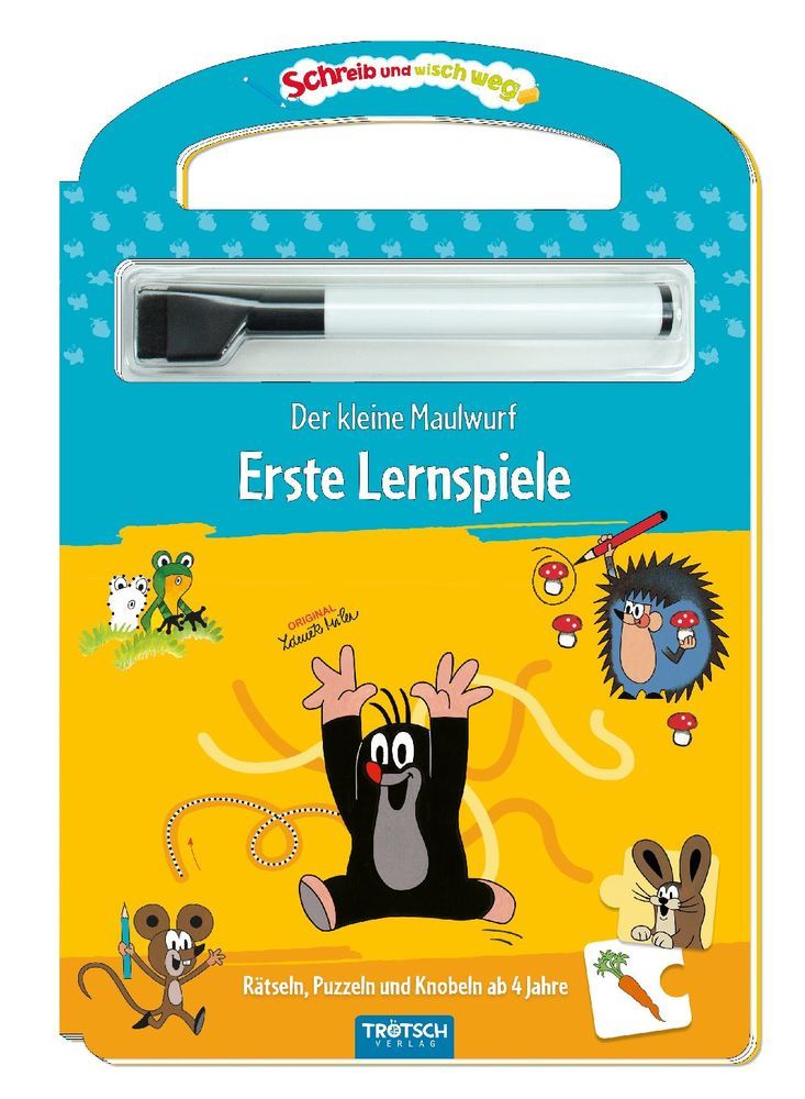 Der kleine Maulwurf - Erste Lernspiele, m. Stift main product photo