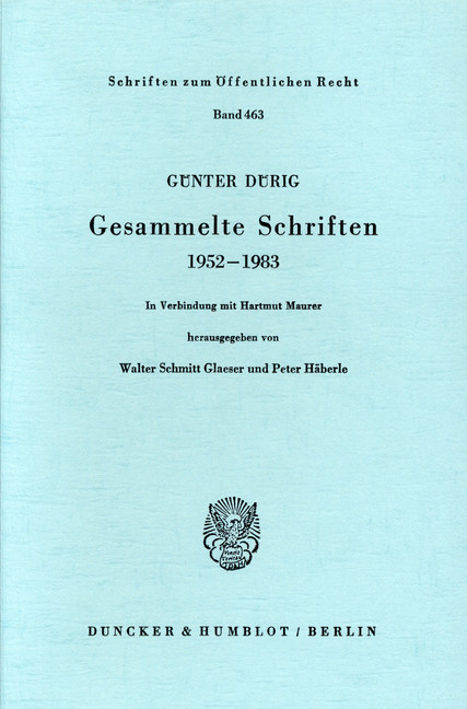 Gesammelte Schriften 1952 - 1983. main product photo