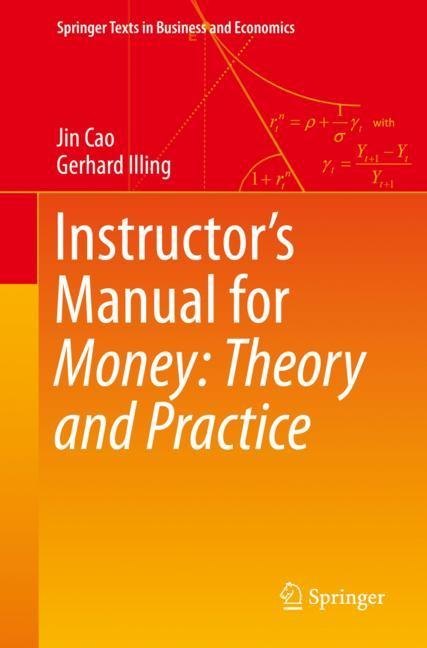Instructor's Manual for Money: Theory and Practice main product photo