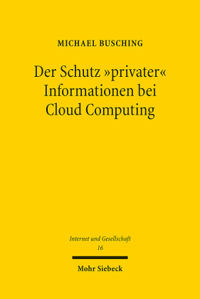 Der Schutz 'privater' Informationen bei Cloud Computing