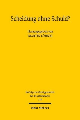 Scheidung ohne Schuld?