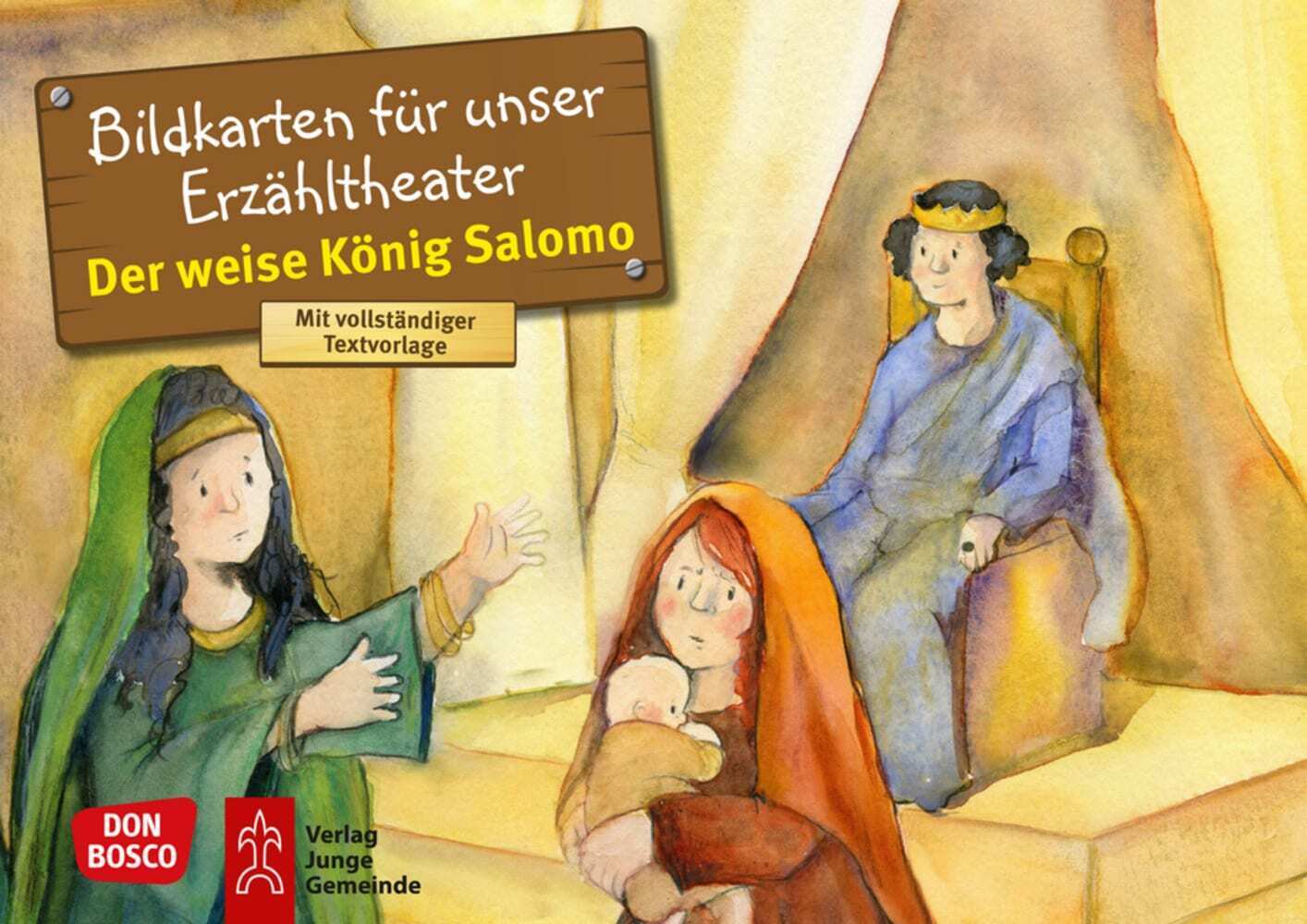 Der weise König Salomo. Kamishibai Bildkartenset main product photo