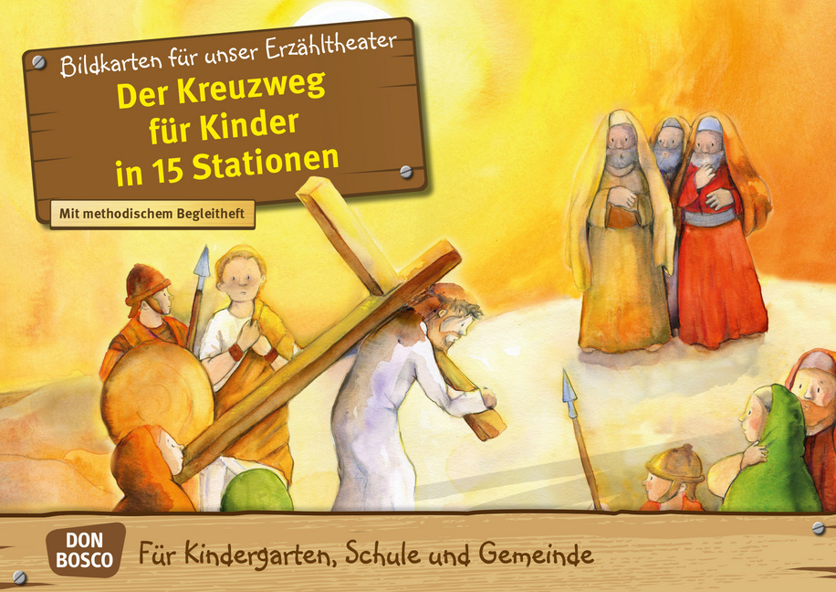 Der Kreuzweg für Kinder in 15 Stationen. Kamishibai Bildkartenset main product photo