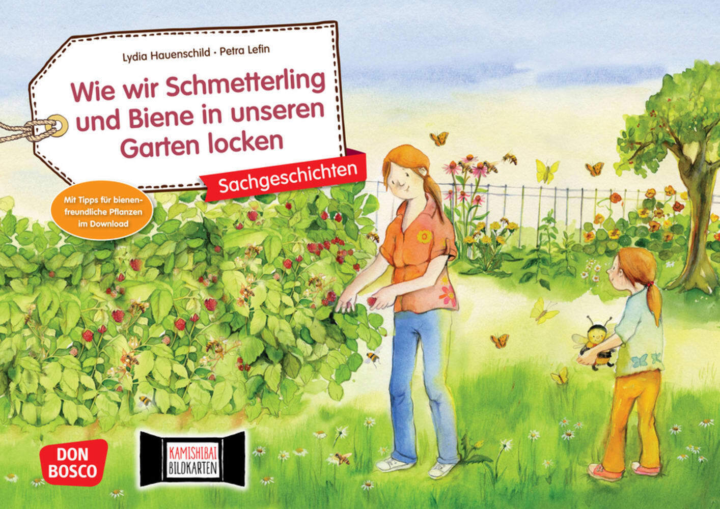 Wie wir Schmetterling und Biene in unseren Garten locken. Kamishibai Bildkartenset, m. 1 Beilage main product photo