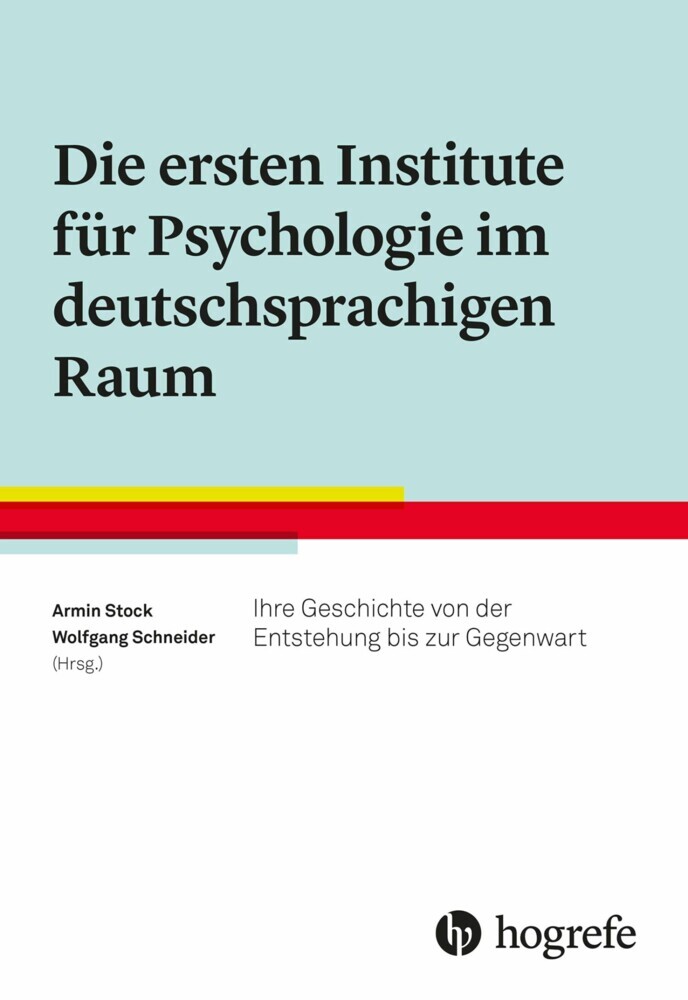 Die ersten Institute für Psychologie im deutschsprachigen Raum main product photo