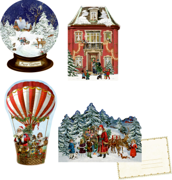 Nostalgische Weihnachten, Mini-Adventskalender-Sortiment