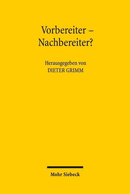 Vorbereiter - Nachbereiter? main product photo