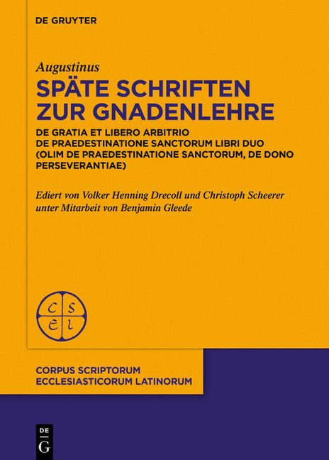 Späte Schriften zur Gnadenlehre main product photo