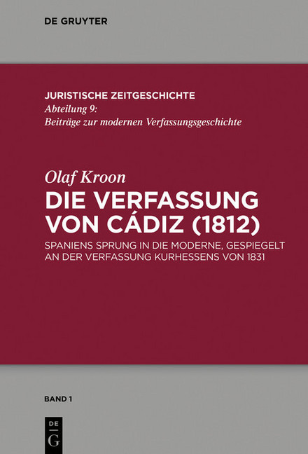 Die Verfassung von Cádiz (1812) main product photo