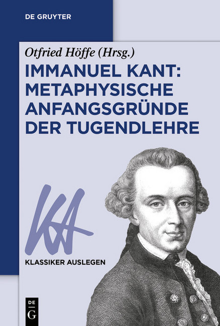 Immanuel Kant: Metaphysische Anfangsgründe der Tugendlehre main product photo