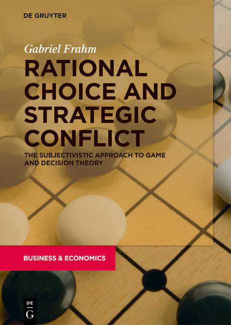 Rational Choice and Strategic Conflict main product photo