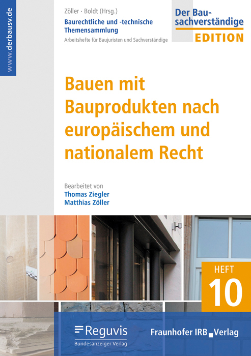 Bauen mit Bauprodukten nach europäischem und nationalem Recht main product photo