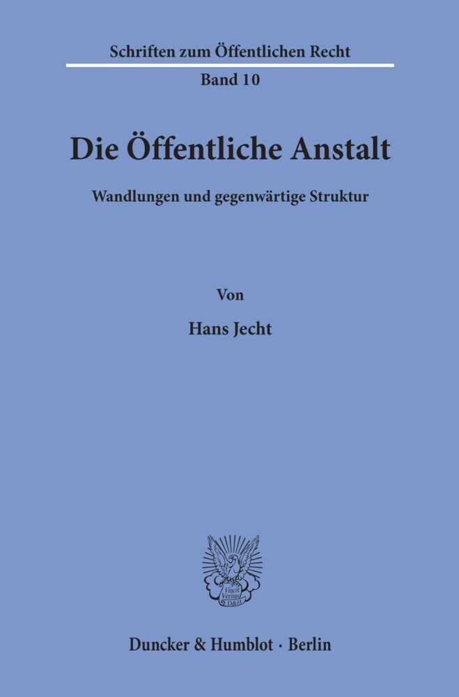 Die Öffentliche Anstalt. main product photo