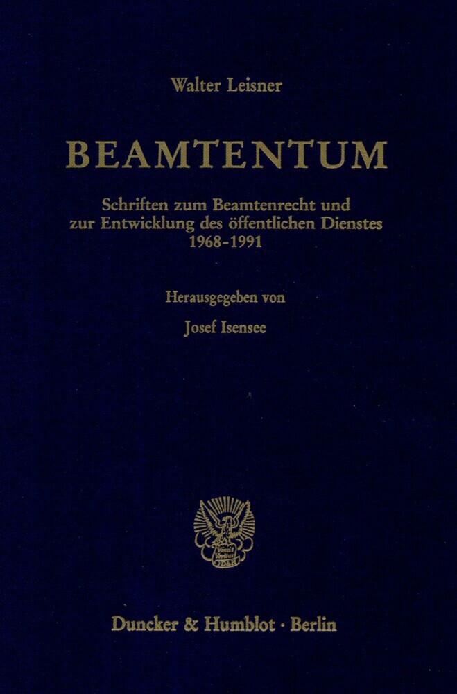 Beamtentum. main product photo