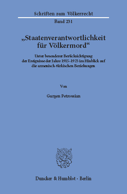 "Staatenverantwortlichkeit für Völkermord". main product photo