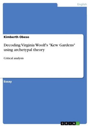 Decoding Virginia Woolf's 'Kew Gardens' using archetypal theory
