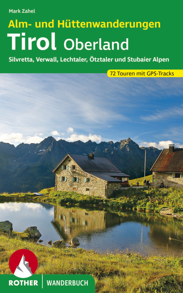 Rother Wanderbuch Alm- und Hüttenwanderungen Tirol Oberland main product photo