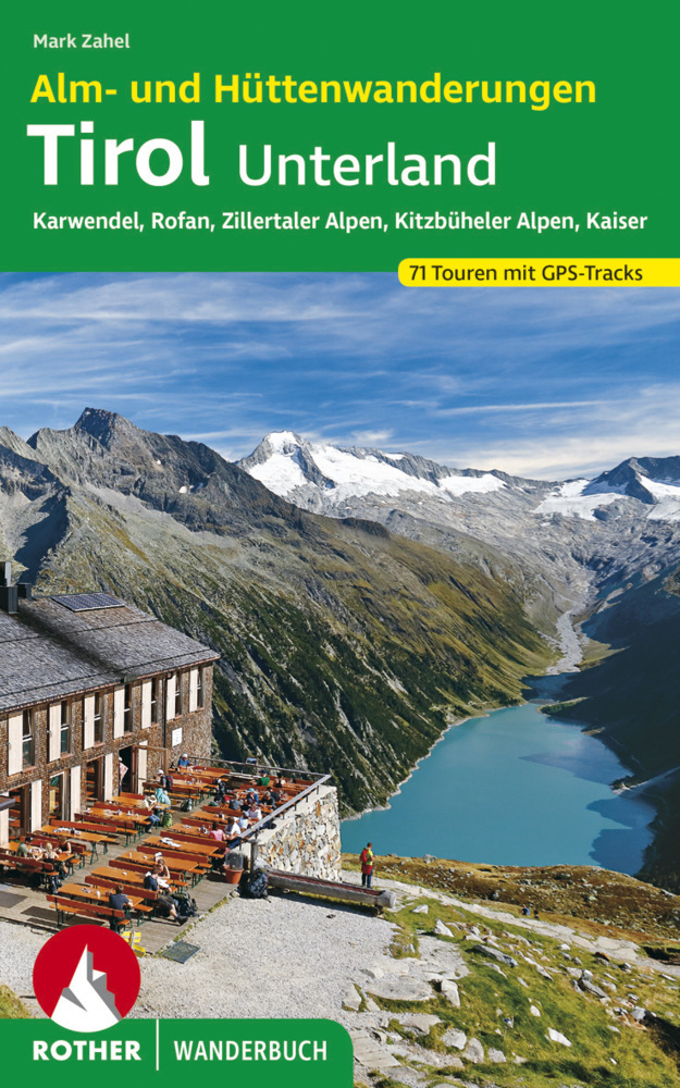 Rother Wanderbuch Alm- und Hüttenwanderungen Tirol Unterland main product photo