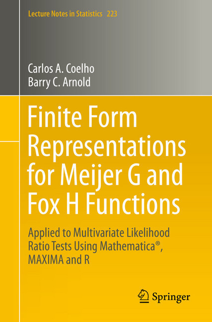 Finite Form Representations for Meijer G and Fox H Functions main product photo