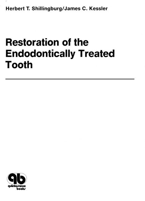 Restoration of the Endodontically Treated Tooth main product photo