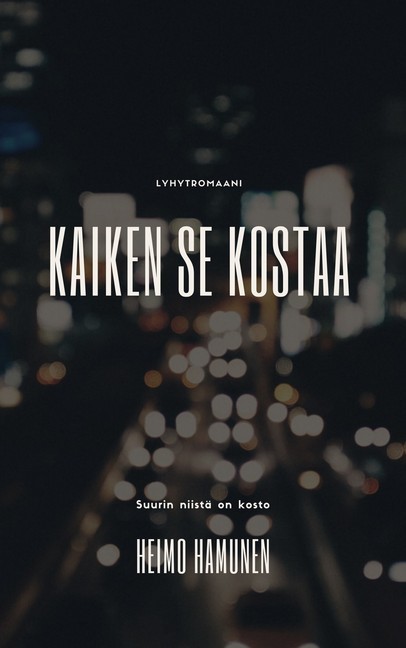 Kaiken se kostaa main product photo