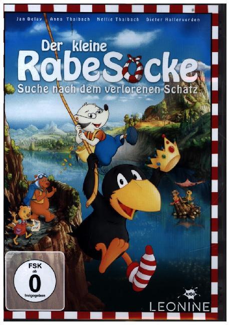 Der kleine Rabe Socke - Suche nach dem verlorenen Schatz, 1 DVD main product photo