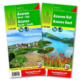 Freytag & Berndt Azoren, Wanderkarten-Set 1:50.000, WKP 3