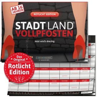DENKRIESEN - STADT LAND VOLLPFOSTEN® - ROTLICHT EDITION "Jetzt wird's dreckig." - A4
