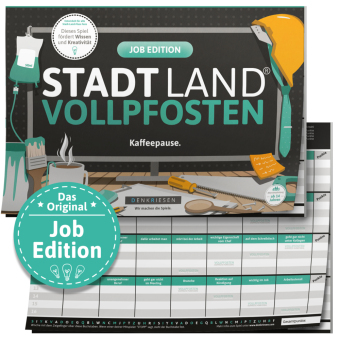 DENKRIESEN - STADT LAND VOLLPFOSTEN® - JOB EDITION "Kaffeepause." - A4