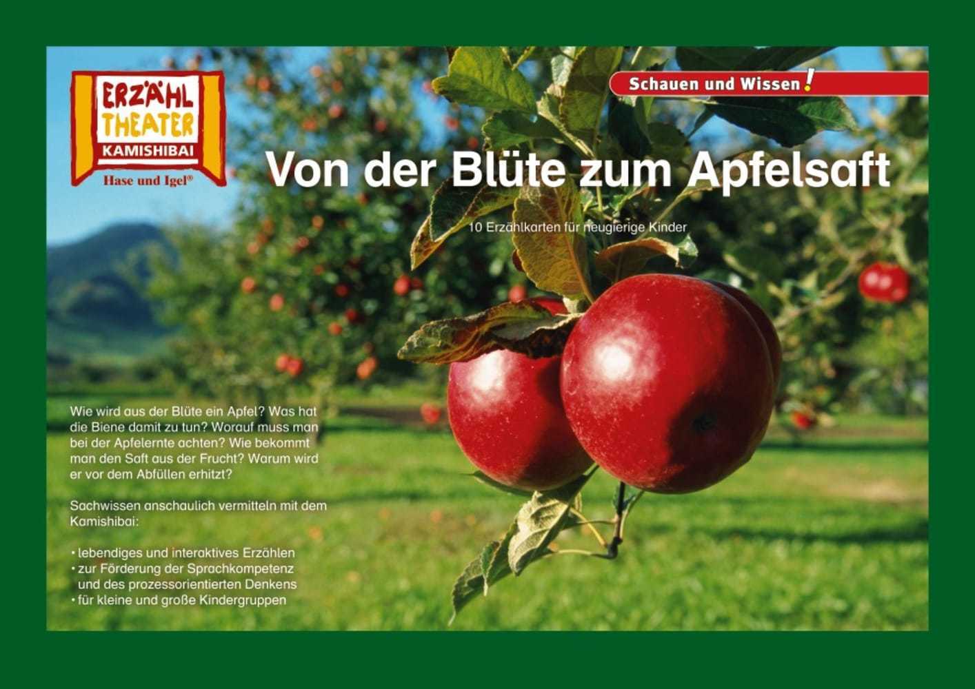 Von der Blüte zum Apfelsaft / Kamishibai Bildkarten main product photo