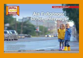 Als Fußgänger sicher unterwegs / Kamishibai Bildkarten