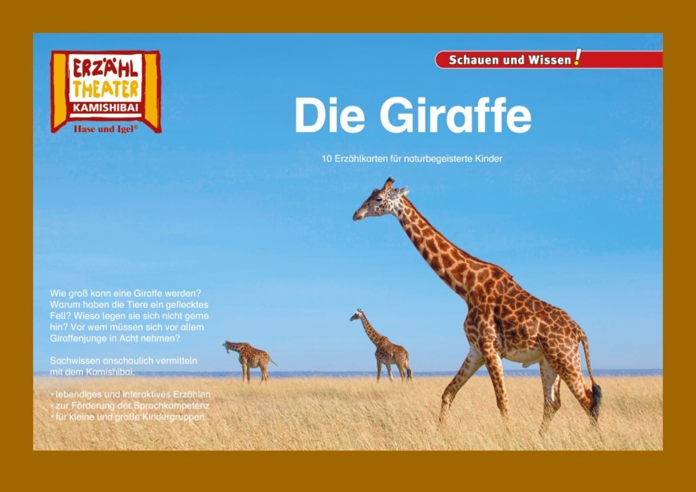 Die Giraffe / Kamishibai Bildkarten main product photo