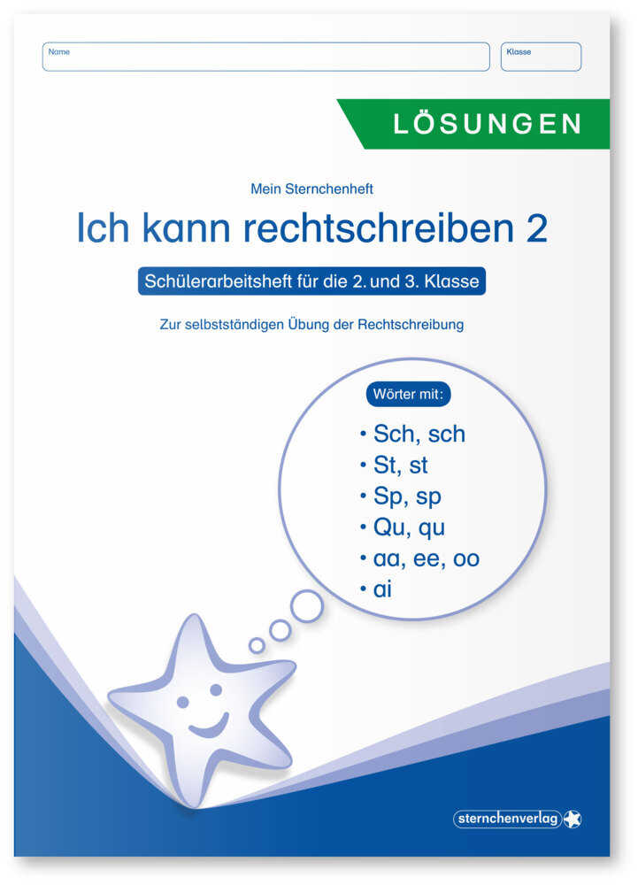 Ich kann rechtschreiben 2 - Lösungen (Auflage 2021) - Schülerarbeitsheft für die 2. und 3. Klasse. H.2 main product photo
