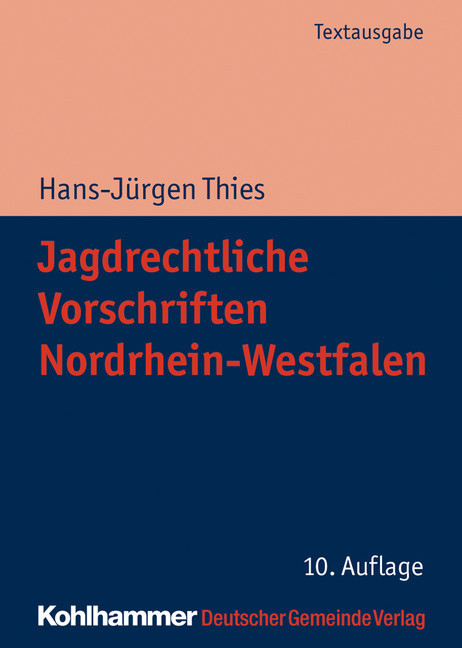 Jagdrechtliche Vorschriften Nordrhein-Westfalen main product photo