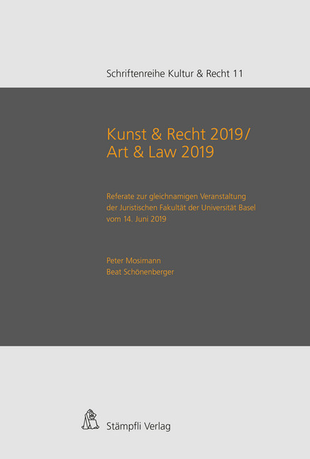 Kunst & Recht 2019 / Art & Law 2019 main product photo