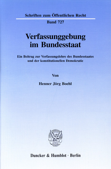 Verfassunggebung im Bundesstaat. main product photo