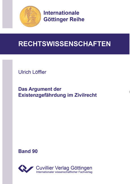 Das Argument der Existenzgefährdung im Zivilrecht main product photo