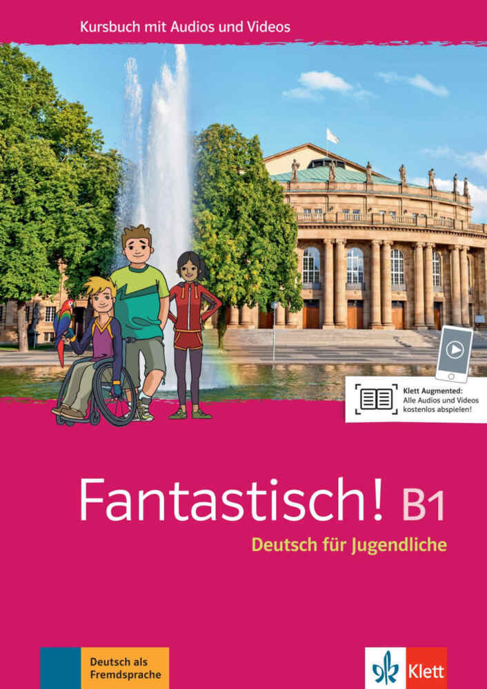 Fantastisch B1 - Kursbuch mit Audios und Videos main product photo