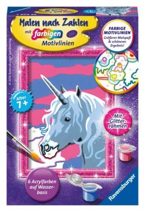 Ravensburger Malen nach Zahlen 29609 - Einhorn - Kinder ab 7 Jahren