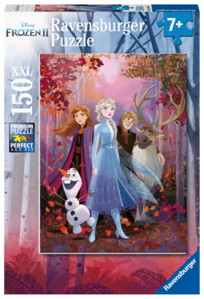 Ravensburger Kinderpuzzle - 12849 Ein fantastisches Abenteuer - Disney Frozen-Puzzle für Kinder ab 7 Jahren, mit 150 Teilen im XXL-Format