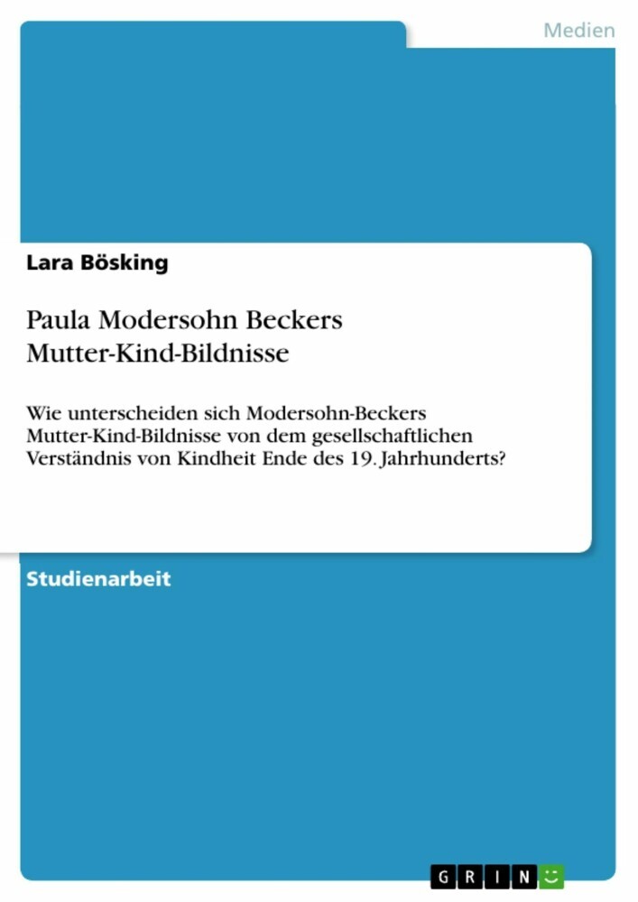 Paula Modersohn Beckers Mutter-Kind-Bildnisse main product photo