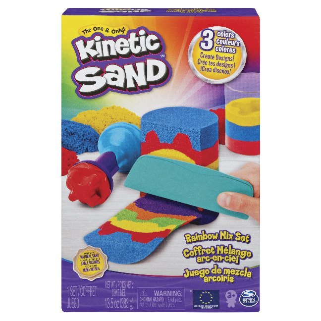 Kinetic Sand Rainbow Mix Set main product photo